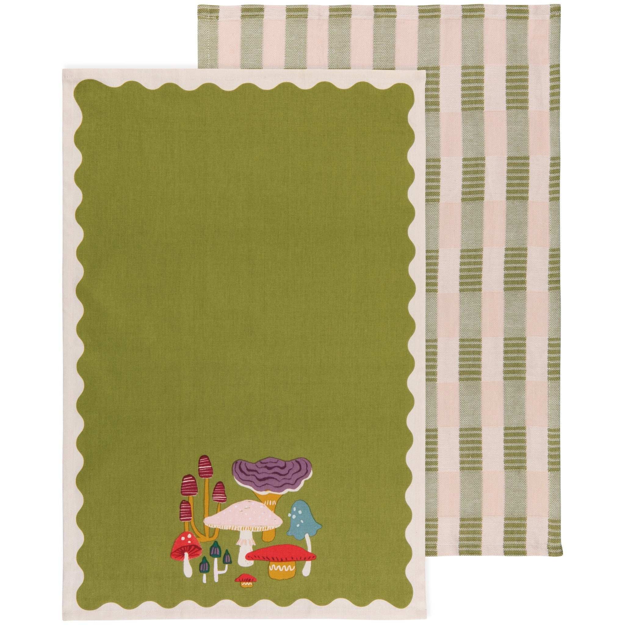 Mushroom Gems Dishtowels Set
