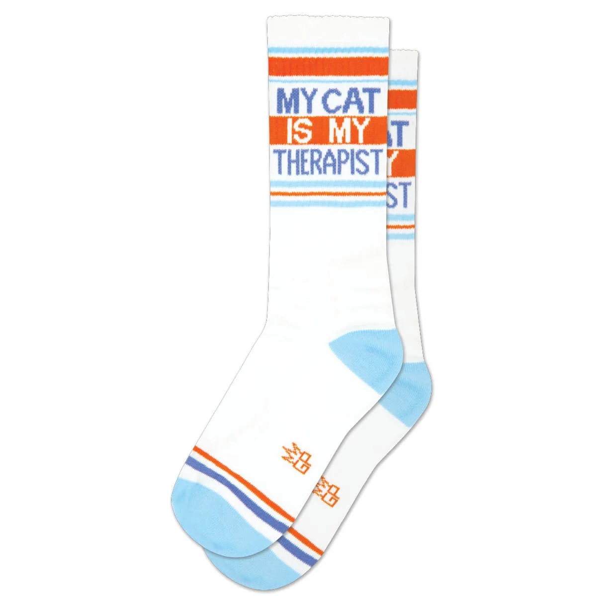 My Cat is My Therapist Gym Crew Socks