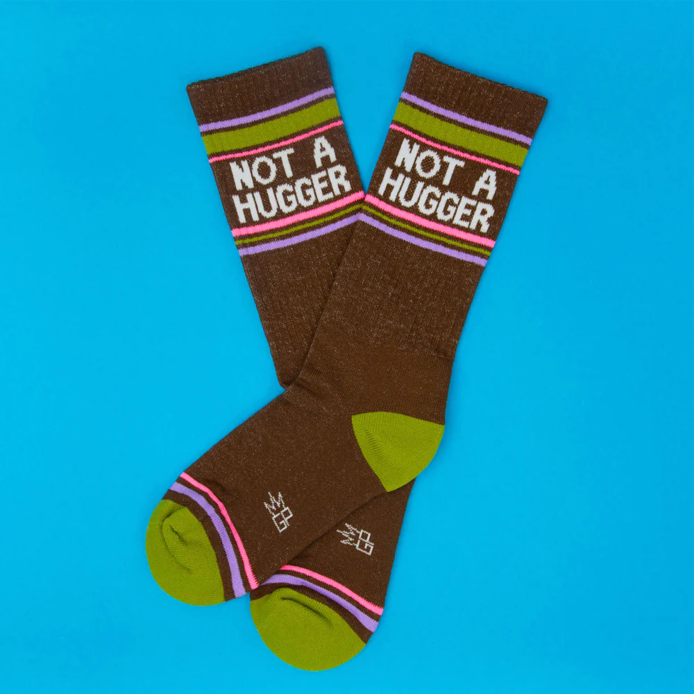 Not A Hugger Gym Crew Socks - Image 2