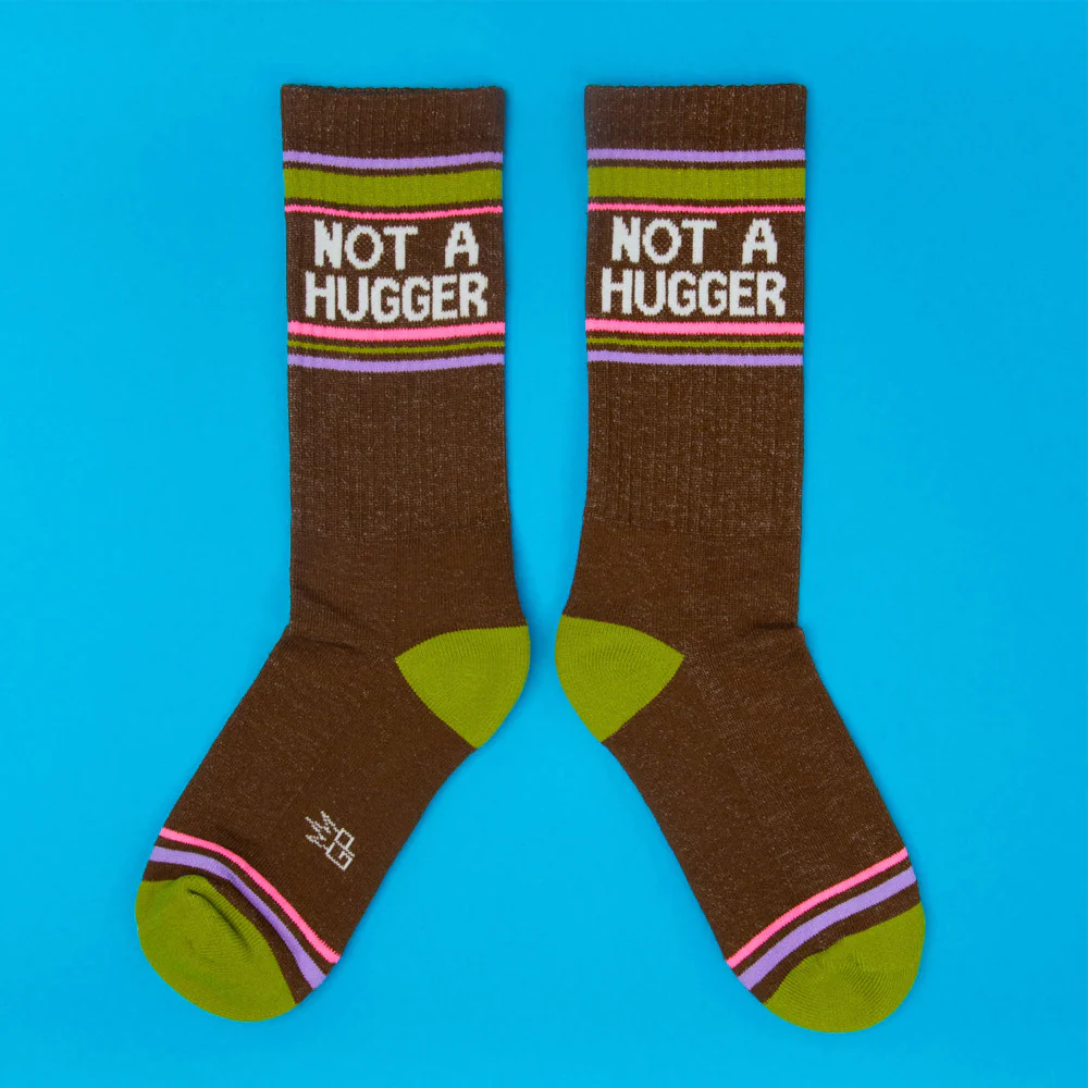 Not A Hugger Gym Crew Socks - Image 3