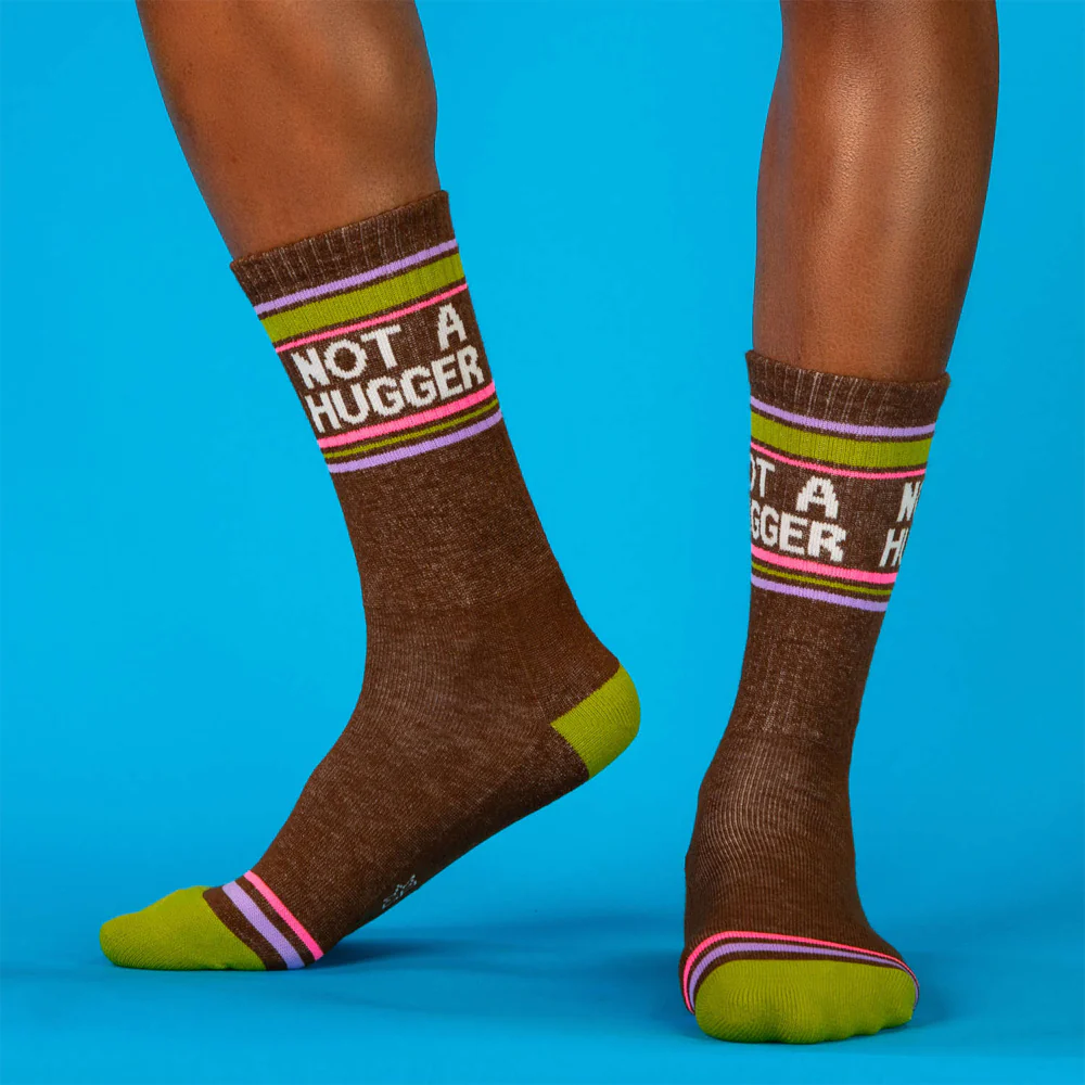 Not A Hugger Gym Crew Socks - Image 5