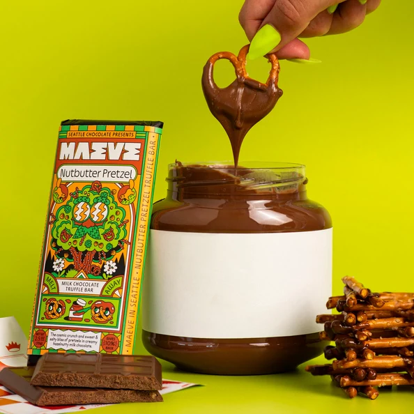 Nutbutter Pretzel Truffle Bar - Image 2