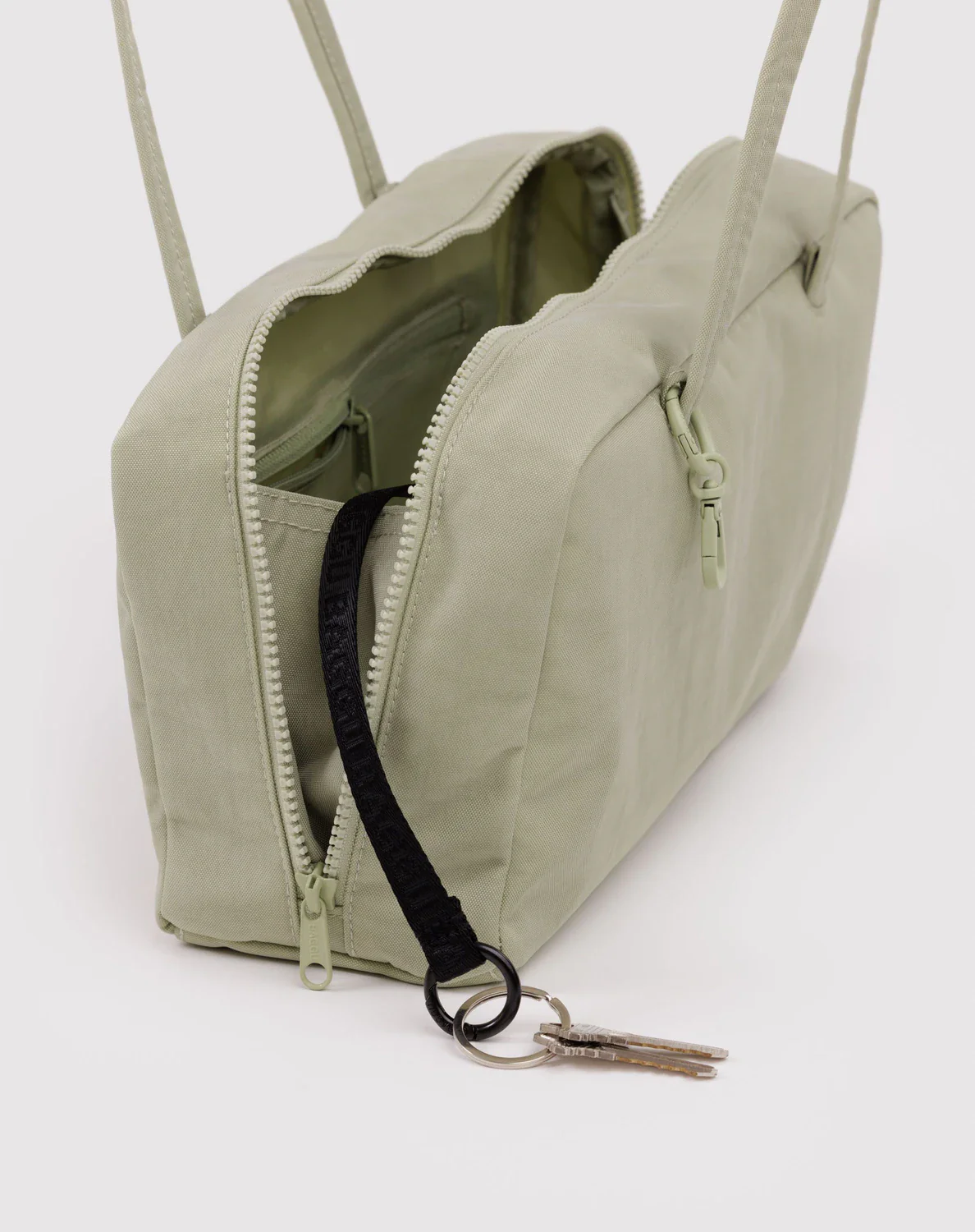 Nylon Bowler Bag - Celadon - Image 4