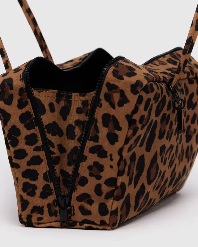 Nylon Bowler Bag- Leopard - Image 2