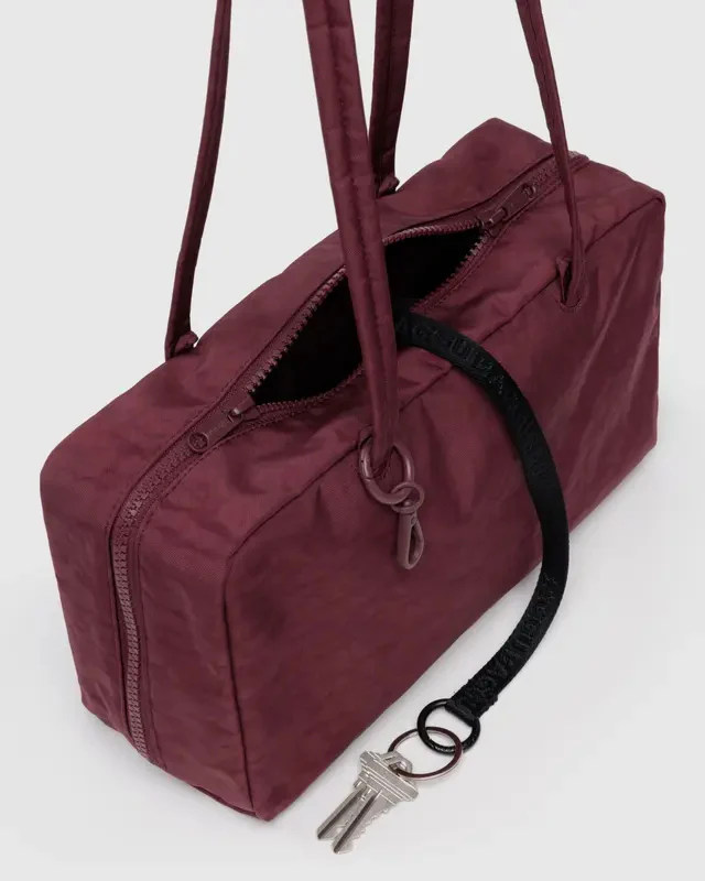 Nylon Bowler Bag- Mahogany - Image 3