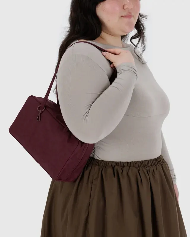 Nylon Bowler Bag- Mahogany - Image 4