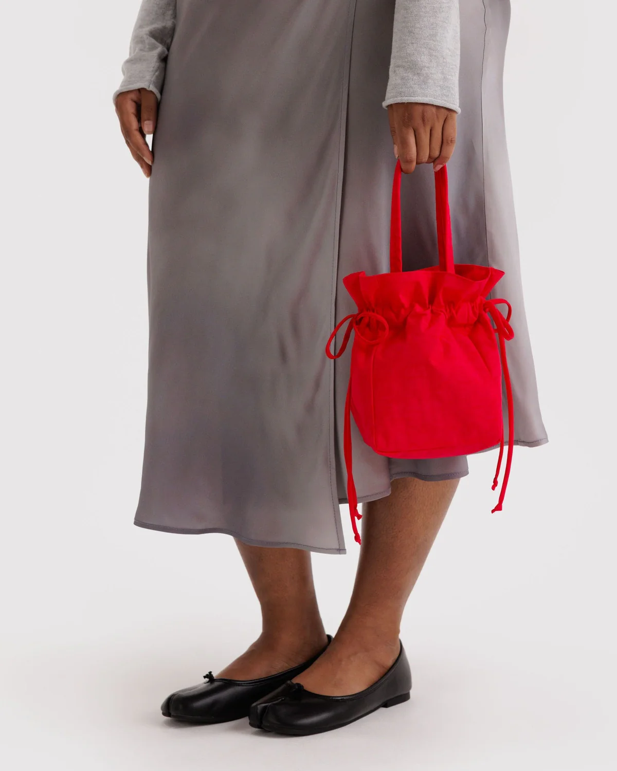 Nylon Drawstring Bag- Candy Apple - Image 3