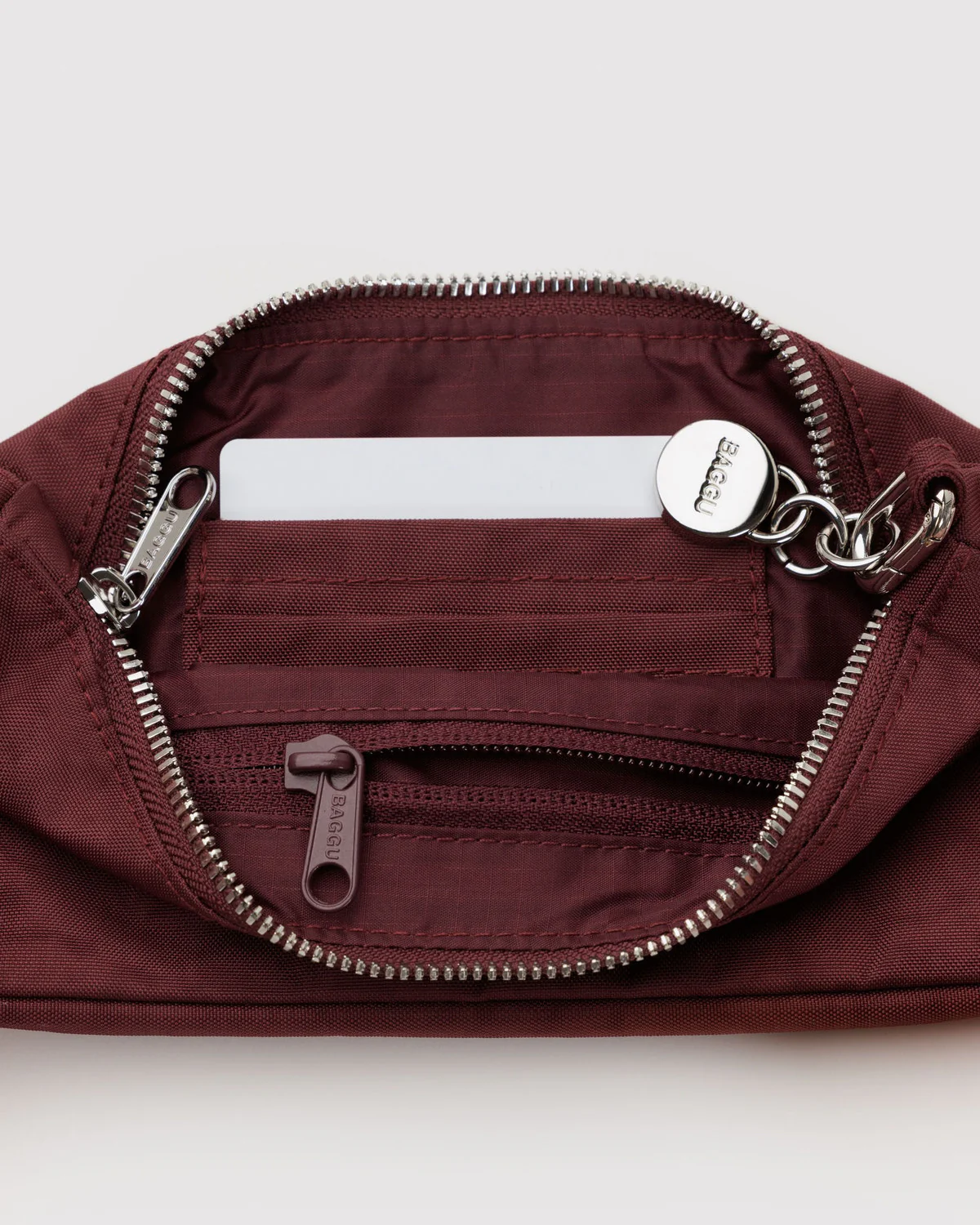 Nylon Pochette- Mahogany - Image 3