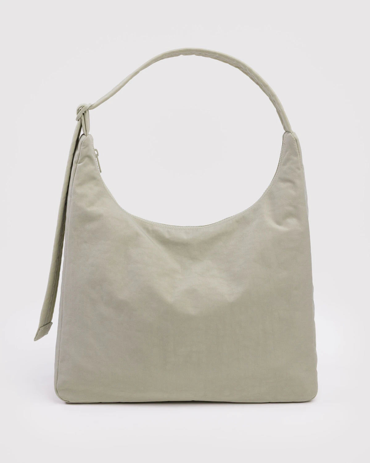 Nylon Shoulder Bag- Celadon