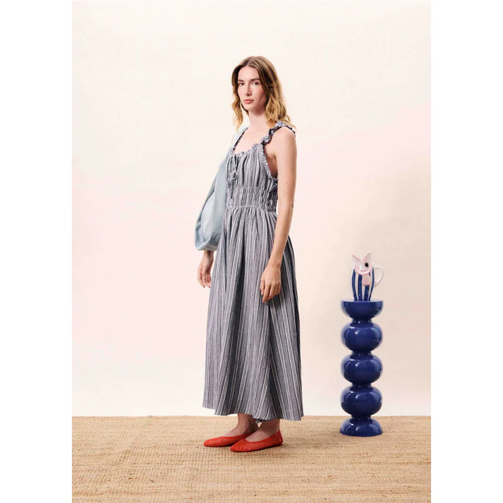 Obea Dress - Bleu Jean - Image 2
