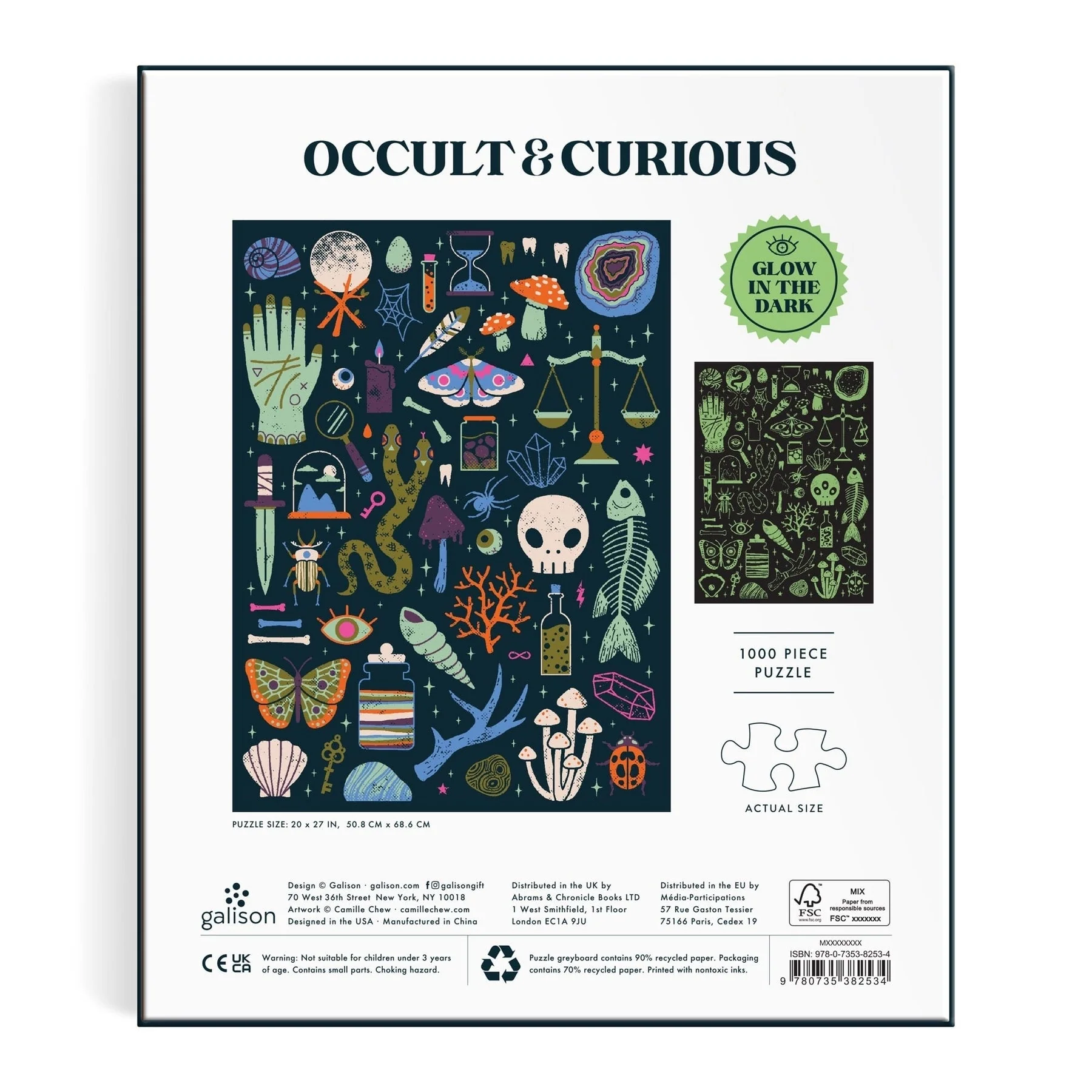 Occult & Curious Glow in the Dark Puzzle - Image 5
