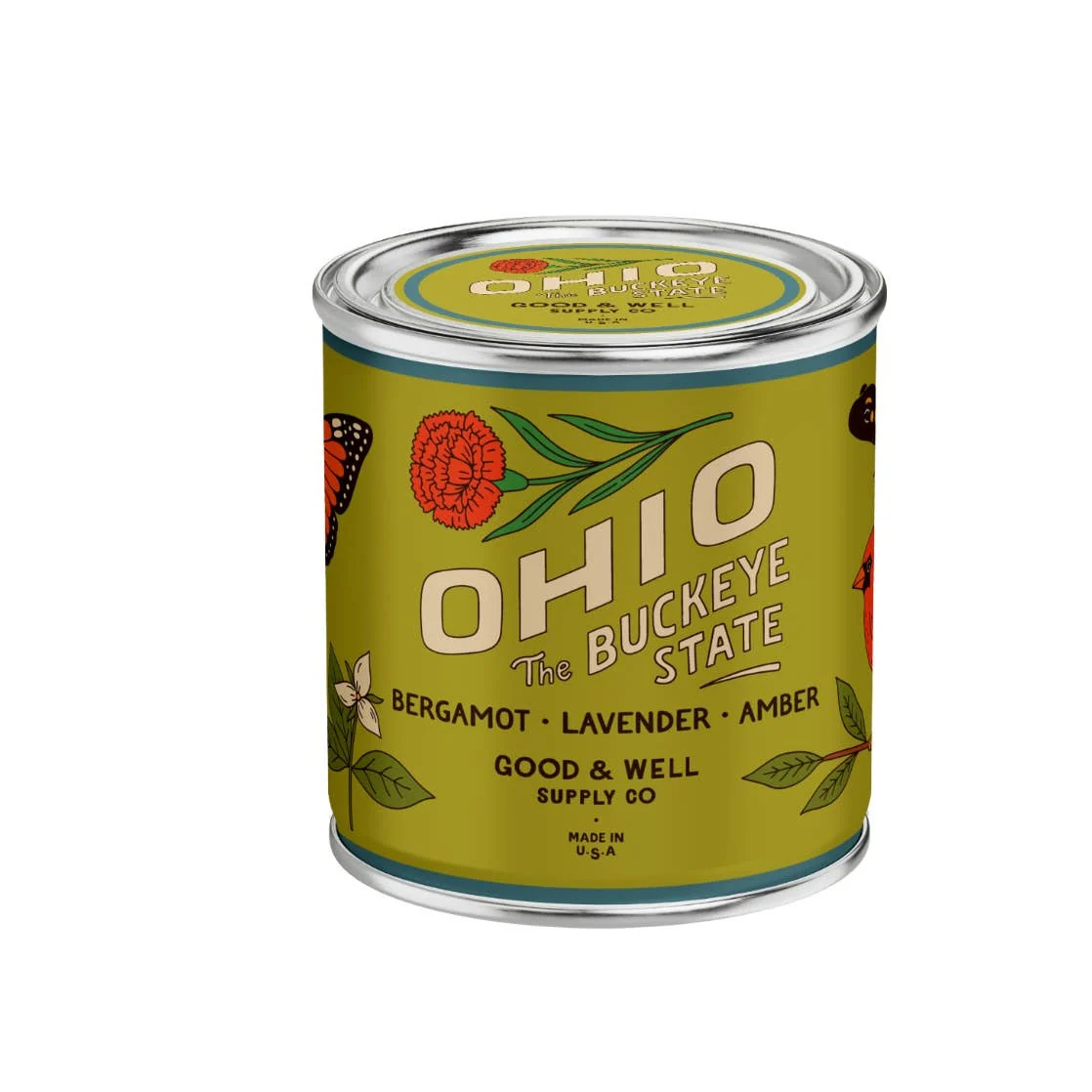 Ohio State 1/2 Pint Candle