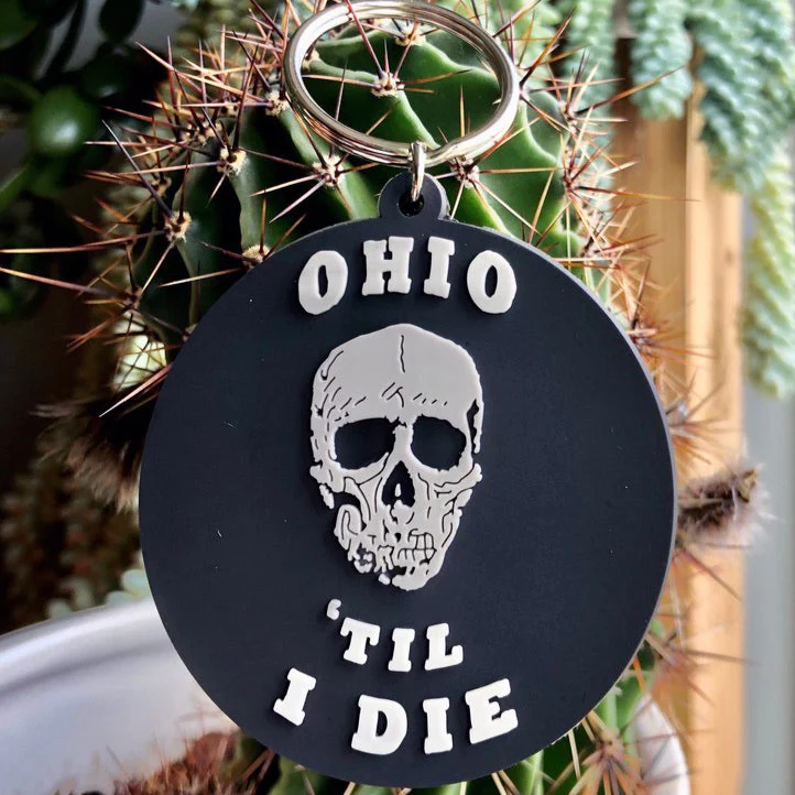Ohio Til I Die Keychain