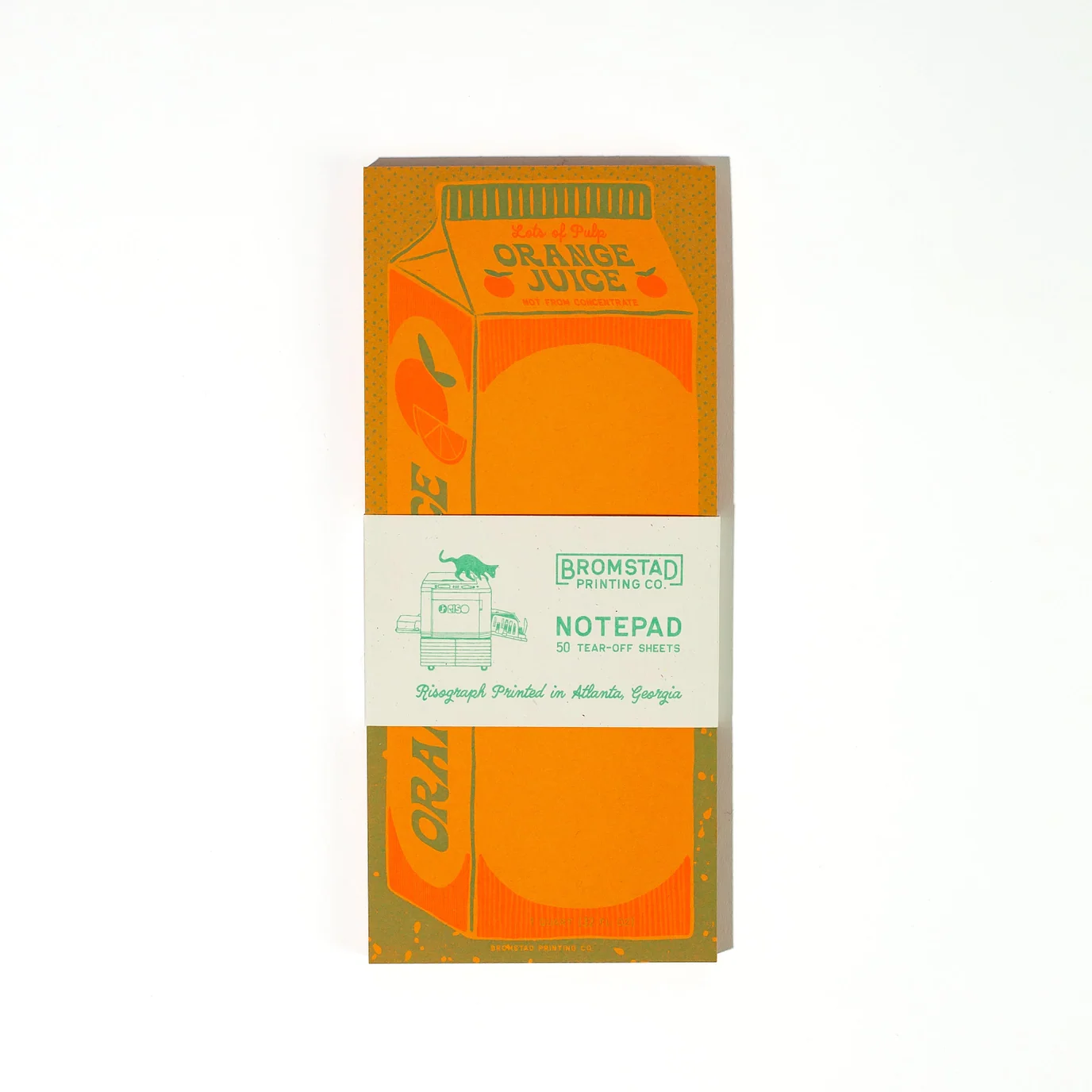 Orange Juice Risograph Notebook