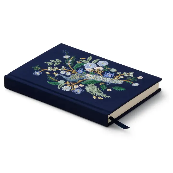 Peacock Embroidered Journal - Image 2
