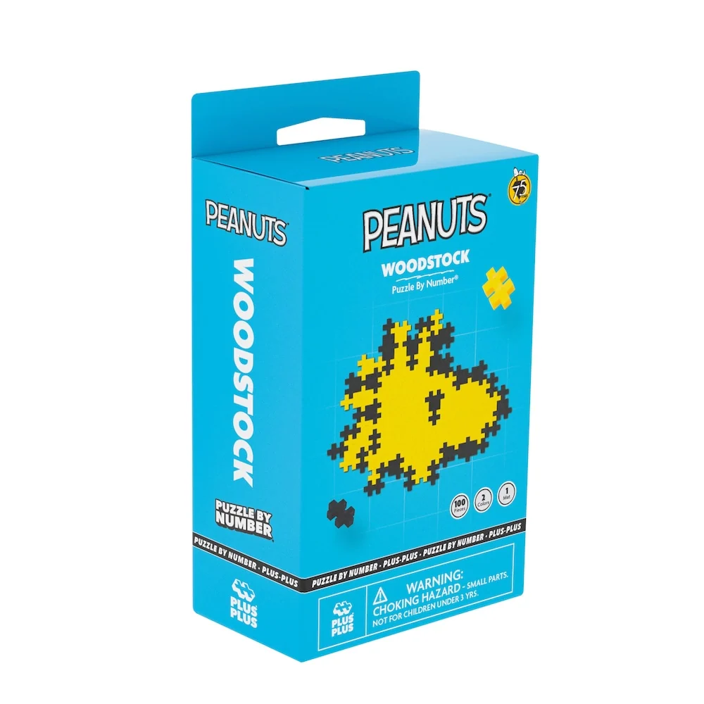Peanuts Puzzle By Number - 100 Pc Box Woodstock