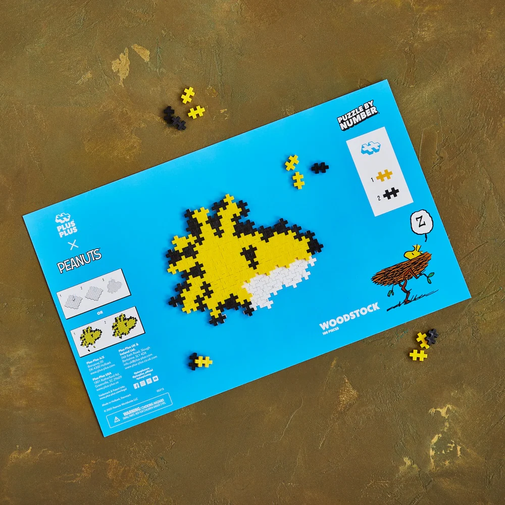 Peanuts Puzzle By Number - 100 Pc Box Woodstock - Image 2