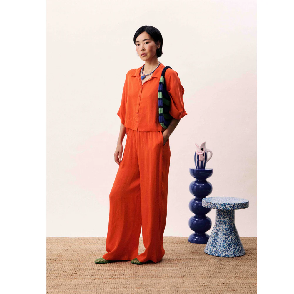 Pervenche Shirt - Rouge - Image 2