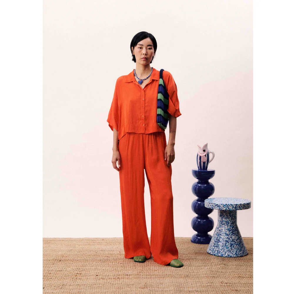 Pervenche Shirt - Rouge - Image 3