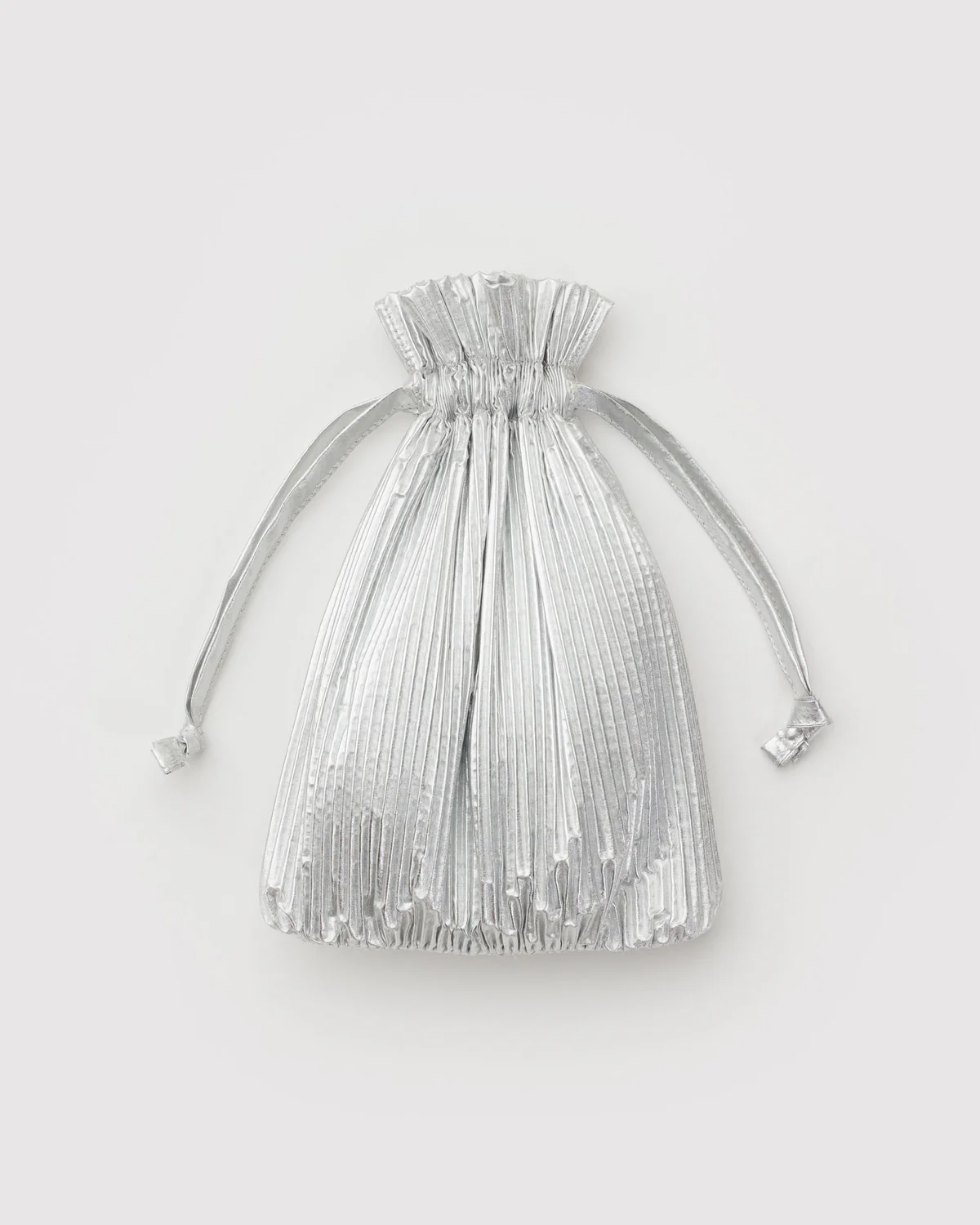 Pleated Baggu- Chrome Metallic - Image 3