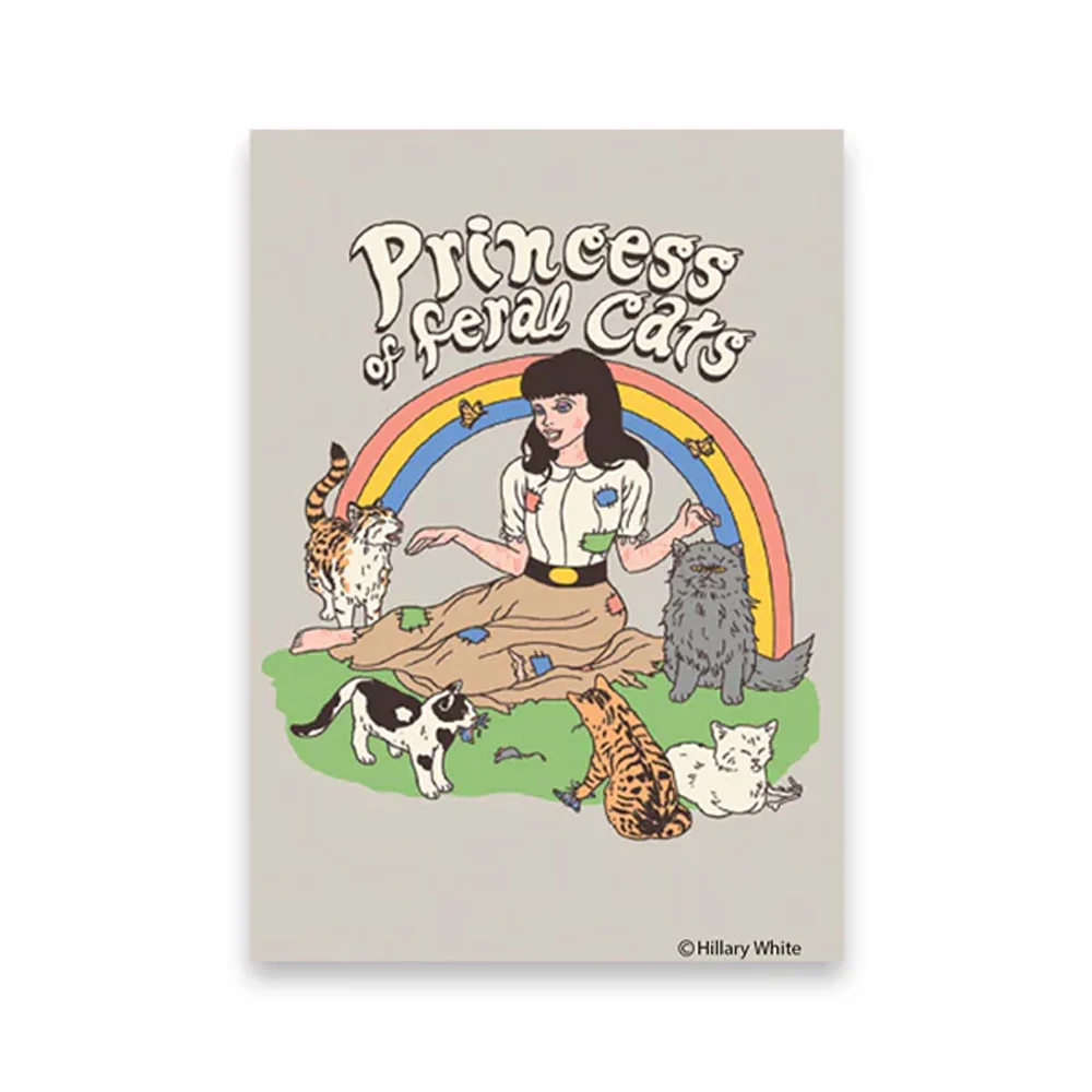 Princess of Feral Cats Magnet