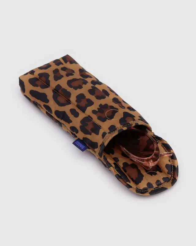 Puffy Glasses Sleeve- Leopard - Image 2