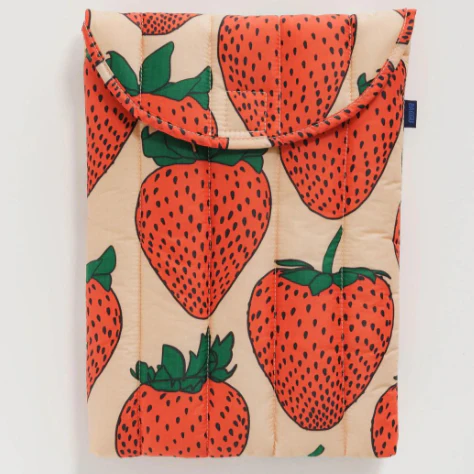 Puffy Laptop Sleeve 13/14" - Strawberry