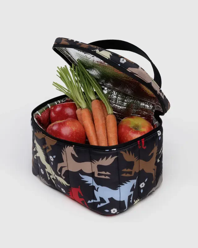 Puffy Lunch Bag - Horse Cut-Outs - Image 2