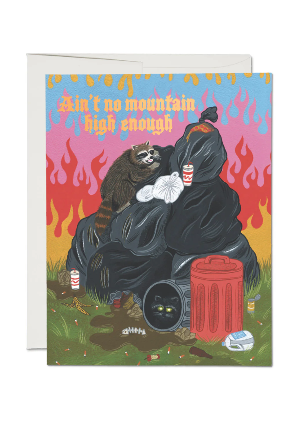 Raccoon Fun Card
