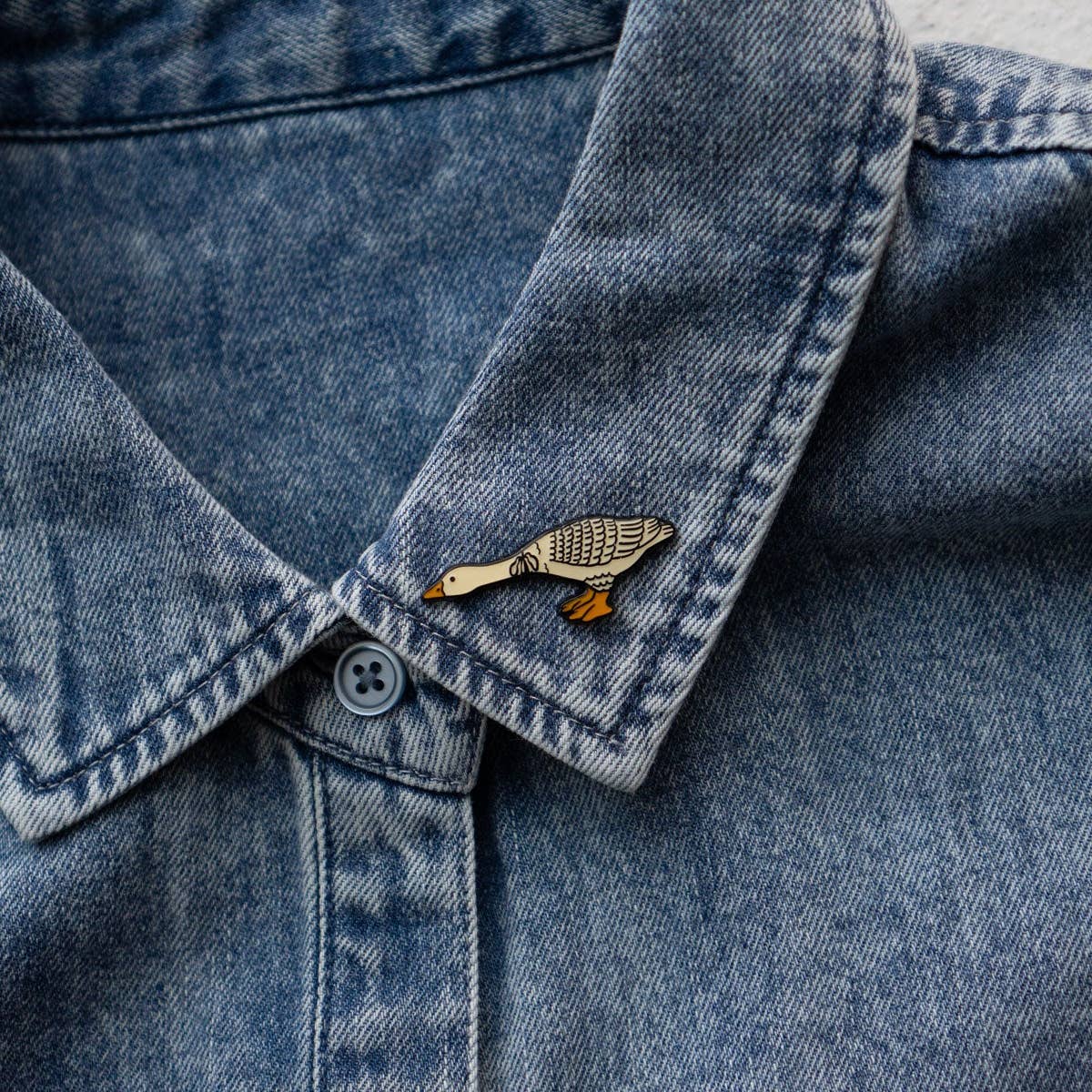 Reaching Enamel Pin - Image 2