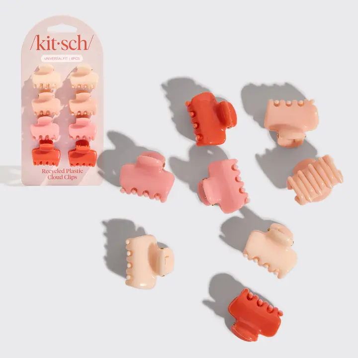 Recycled Mini Cloud Clips Set of 8 - Image 2