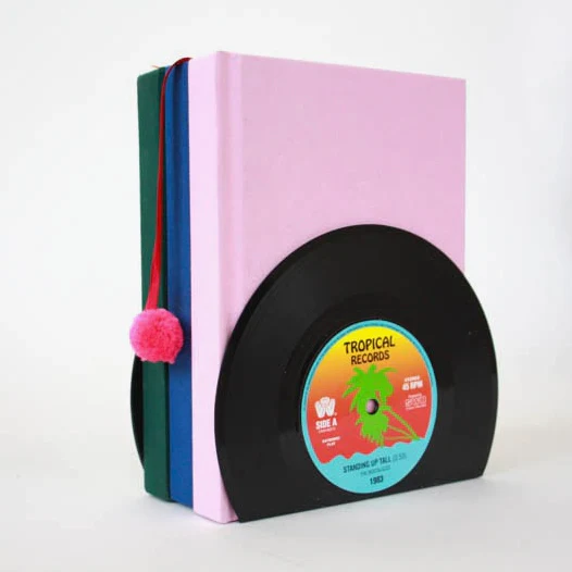 Retro Vinyl Bookends - Image 2