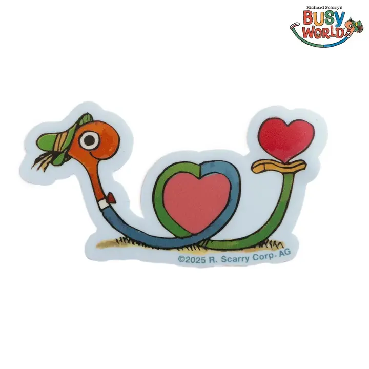 Richard Scarry Lowly Heart Twist Sticker