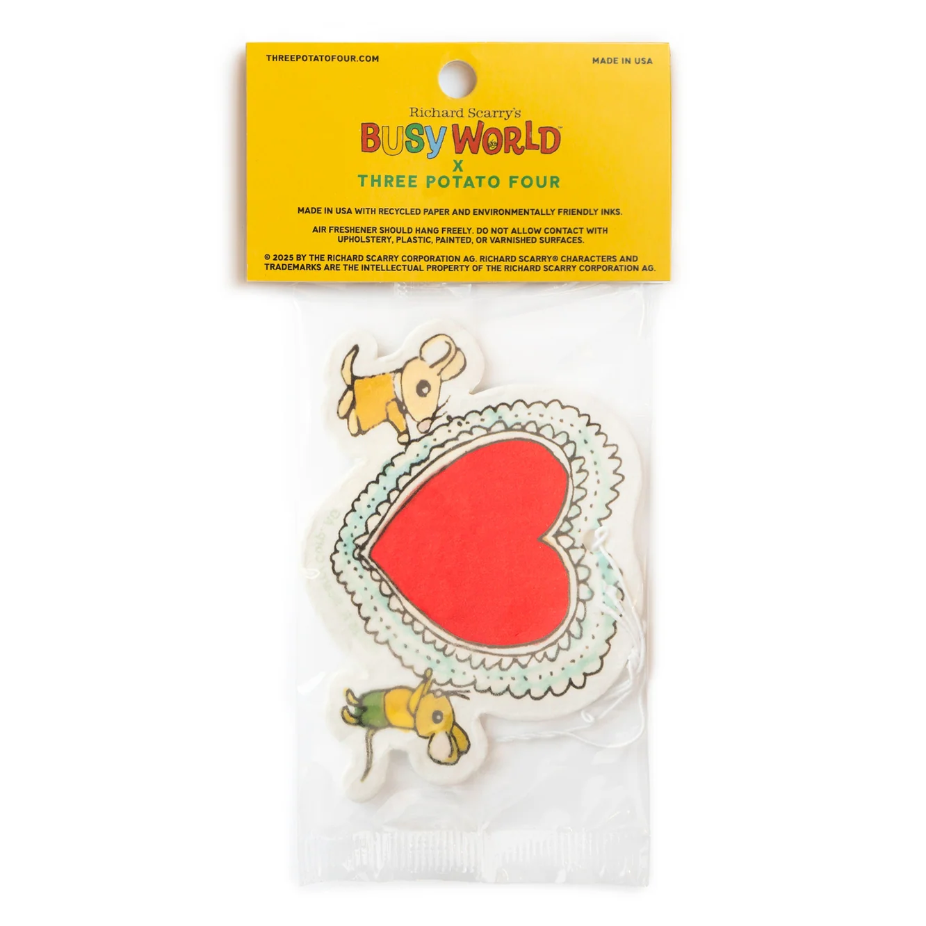 Richard Scarry Mice Heart Air Freshener - Image 2