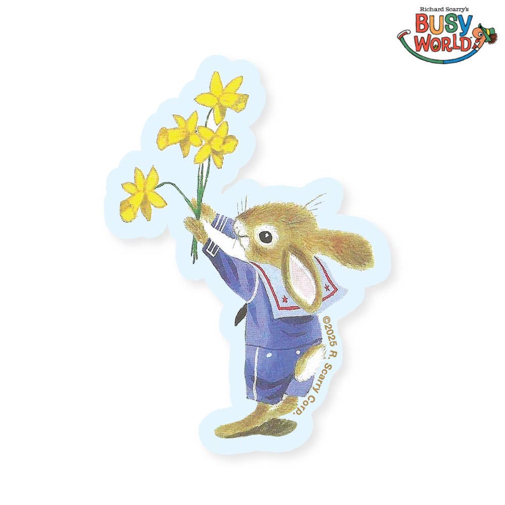 Sailor Bunny Dandelion Sticker