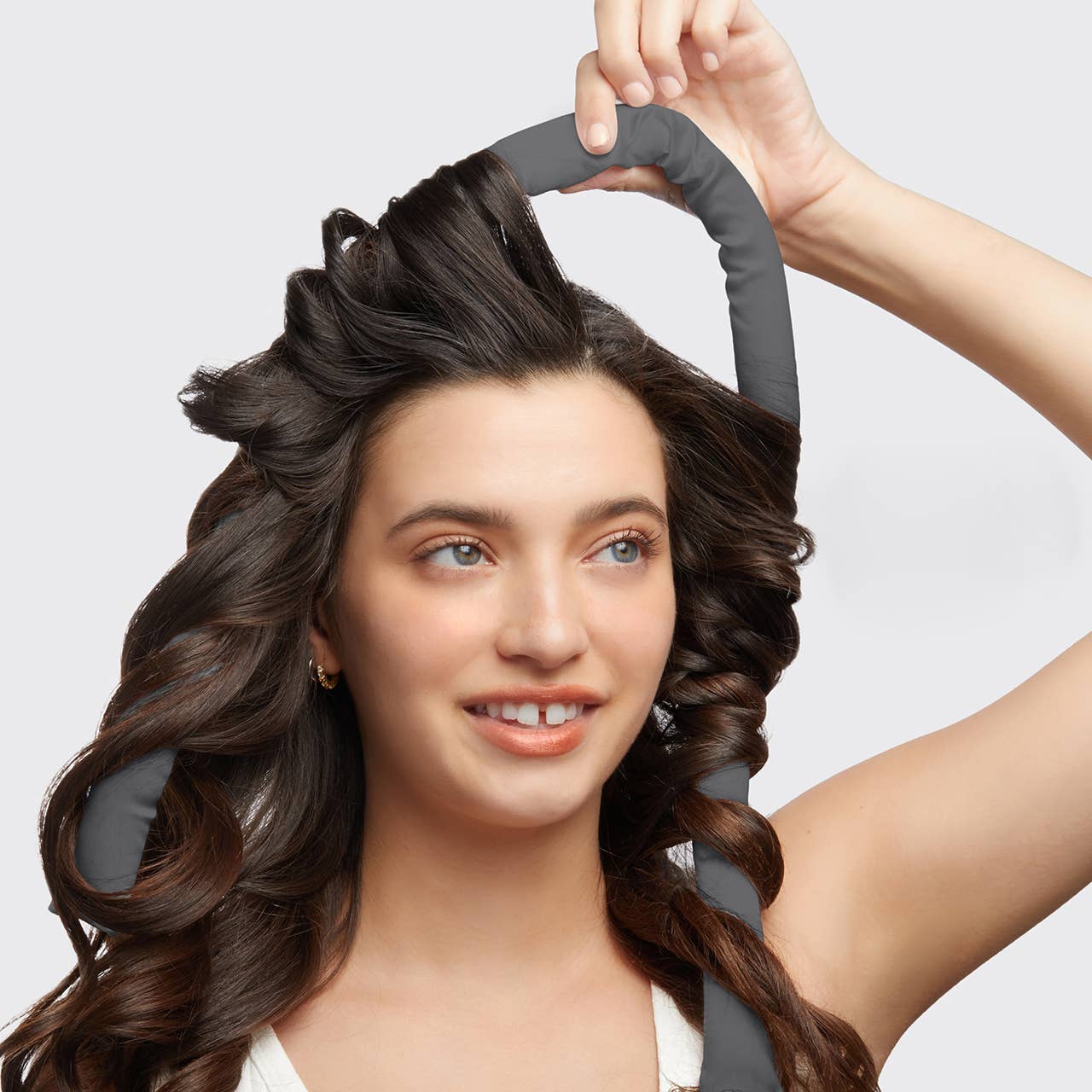 Satin Heatless Curling Set - Charcoal - Image 3