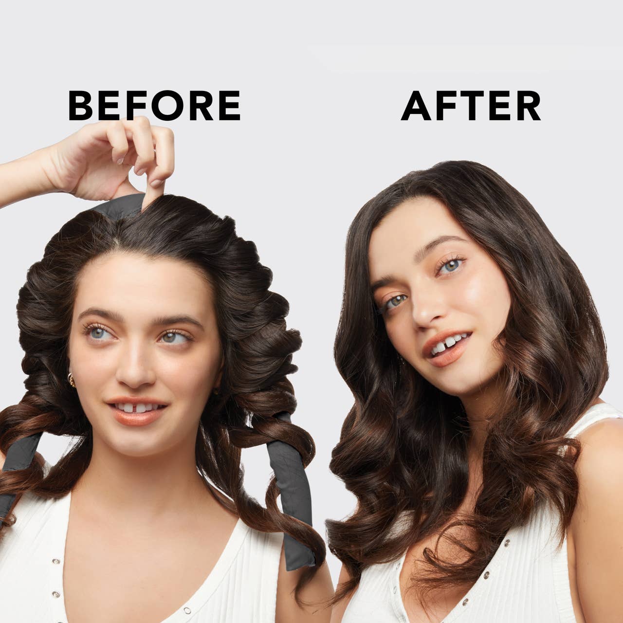 Satin Heatless Curling Set - Charcoal - Image 4