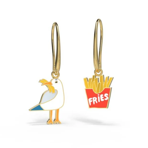 Seagull & Fries Earrings