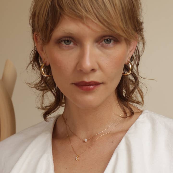 Single Freshwater Pearl Necklace - Image 2
