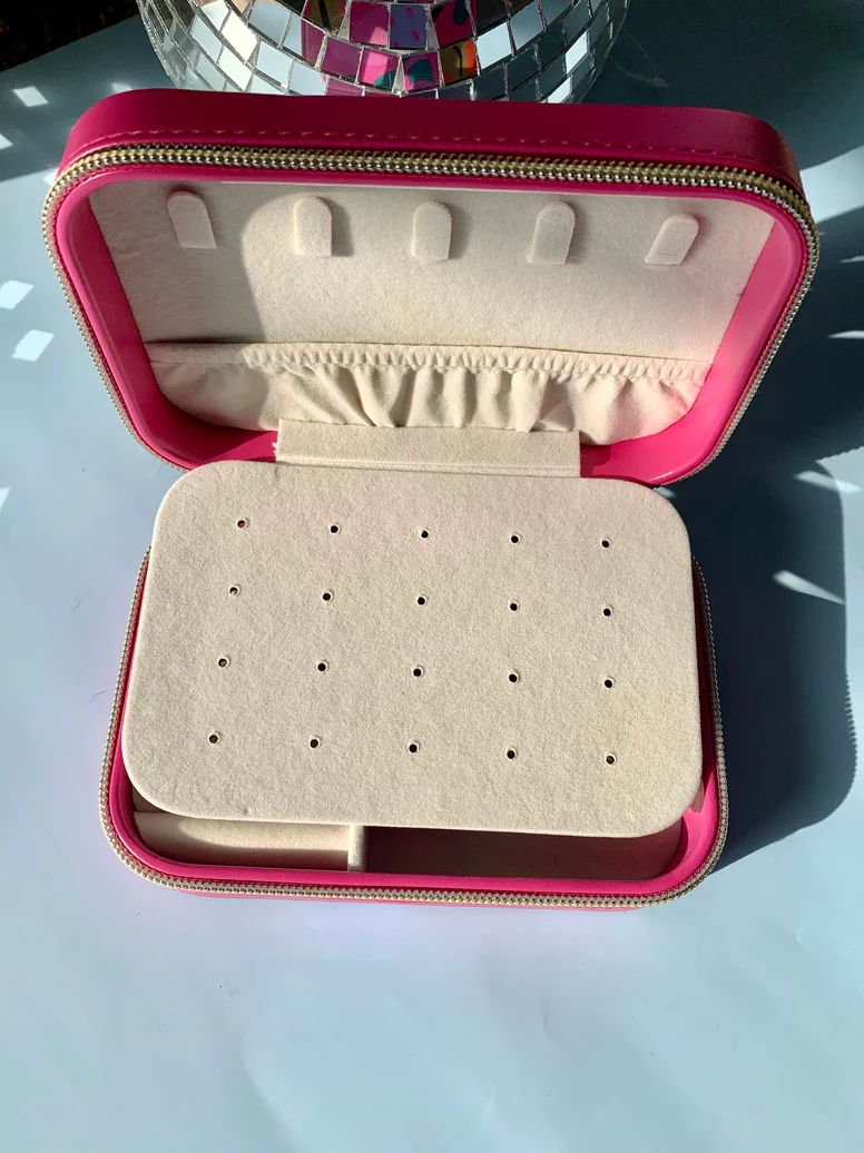 Snake + Strawberry Travel Jewelry Case - Image 3