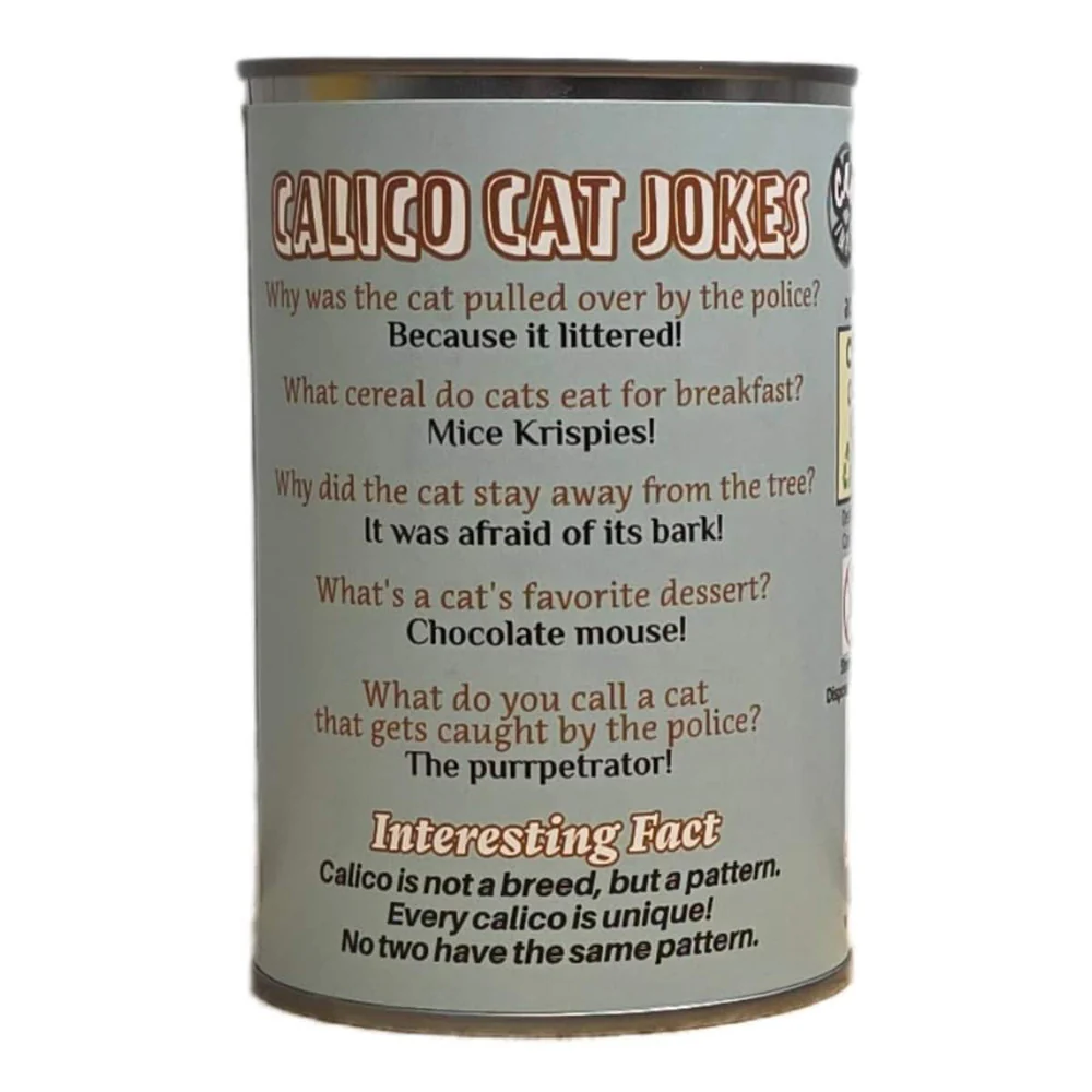 Snickerdoodle the Canned Calico Cat - Image 2
