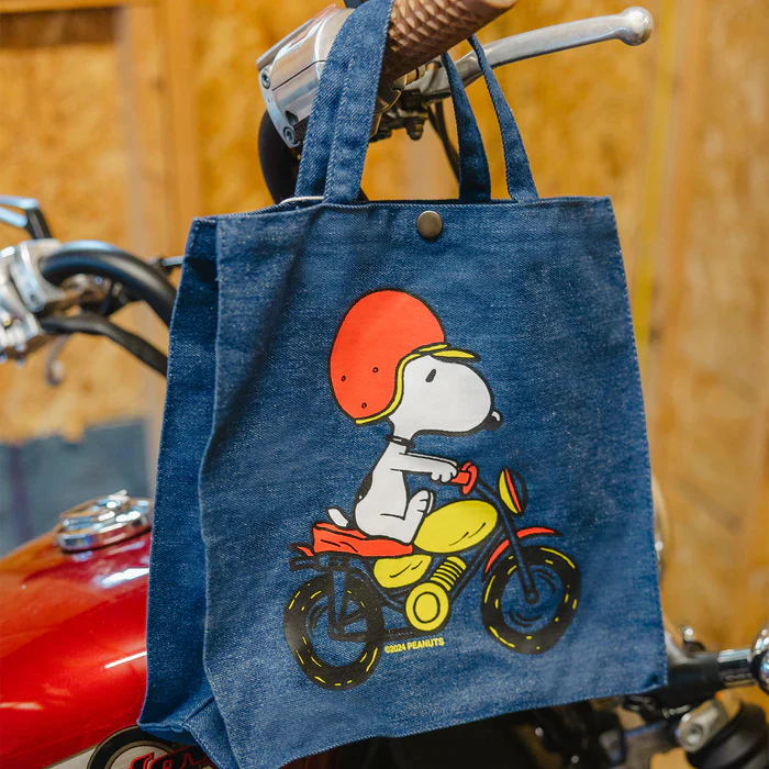 Snoopy Easy Rider Vintage-Style Market Tote - Image 3