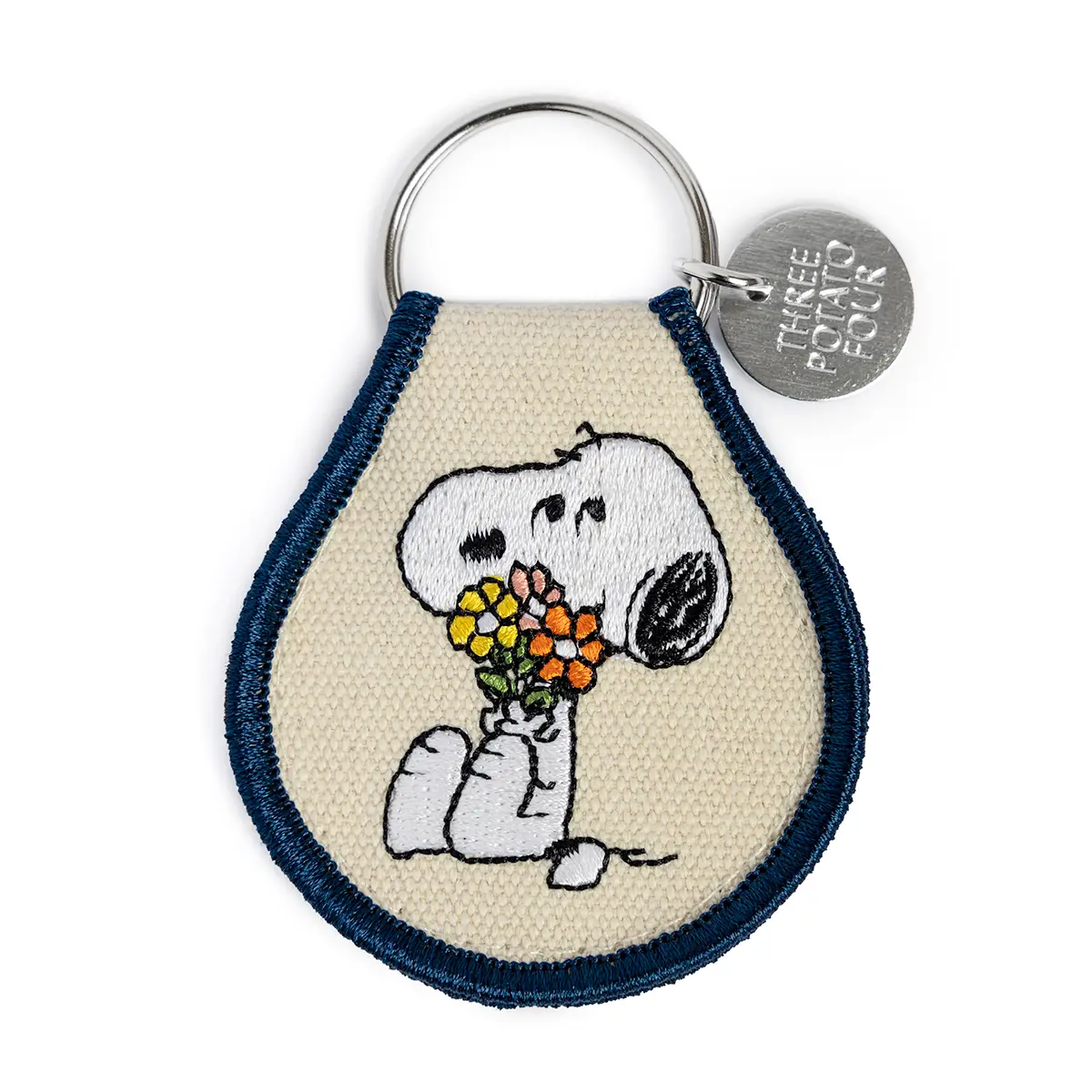 Snoopy Flower Patch Keychain