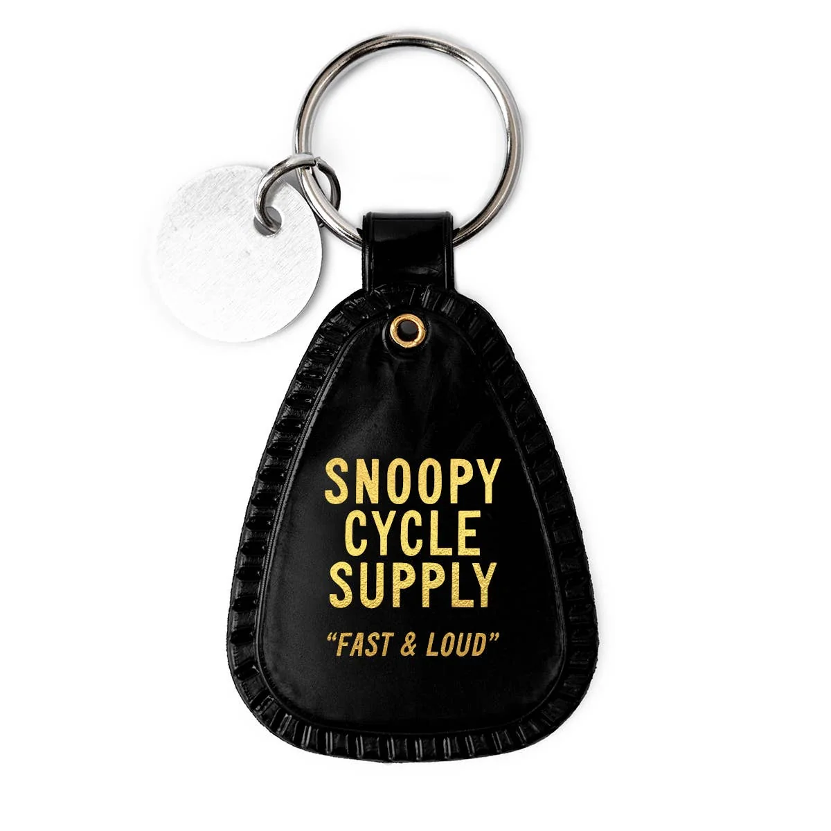 Snoopy Motorcycle Saddle Keychain - Image 2
