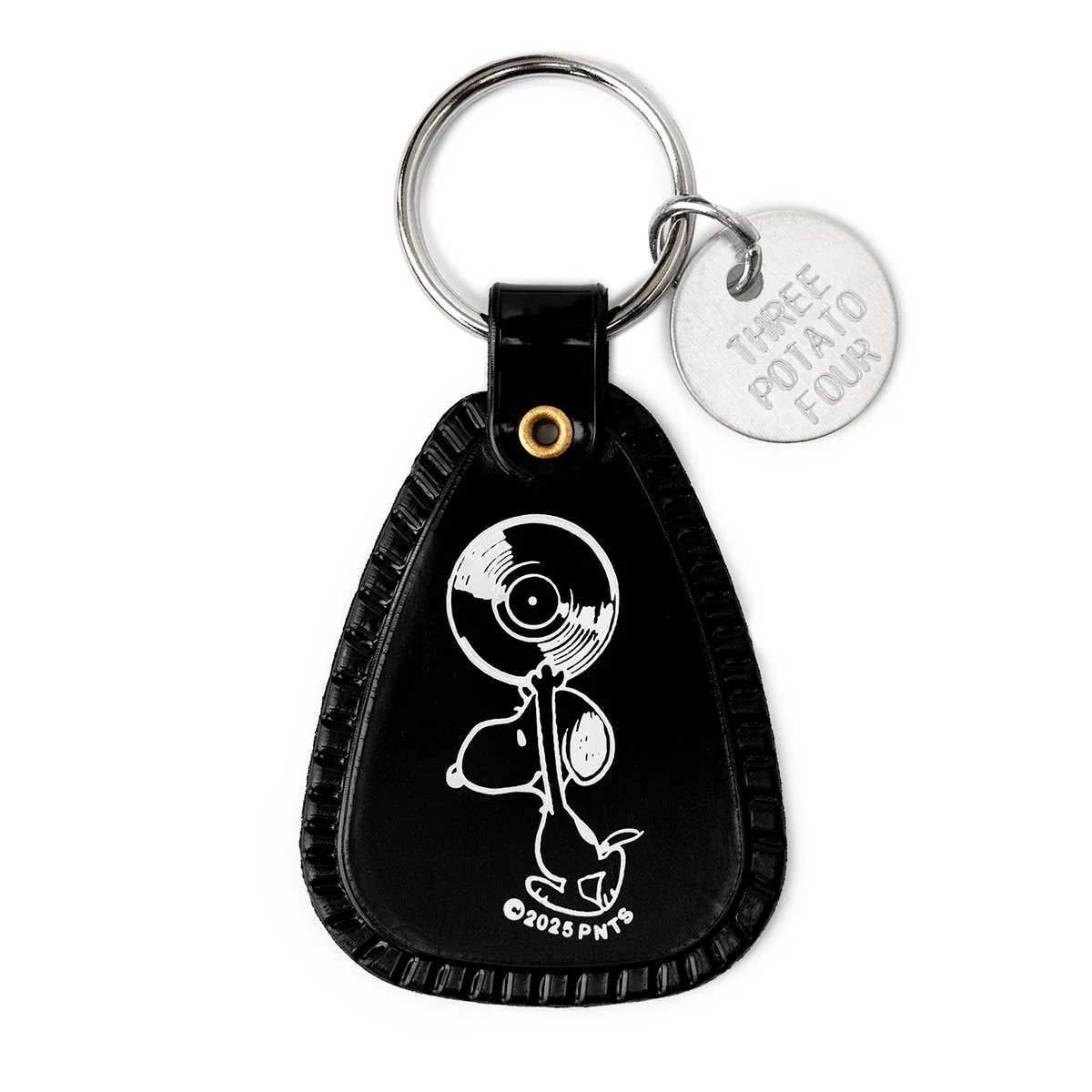 Snoopy Record Saddle Keychain