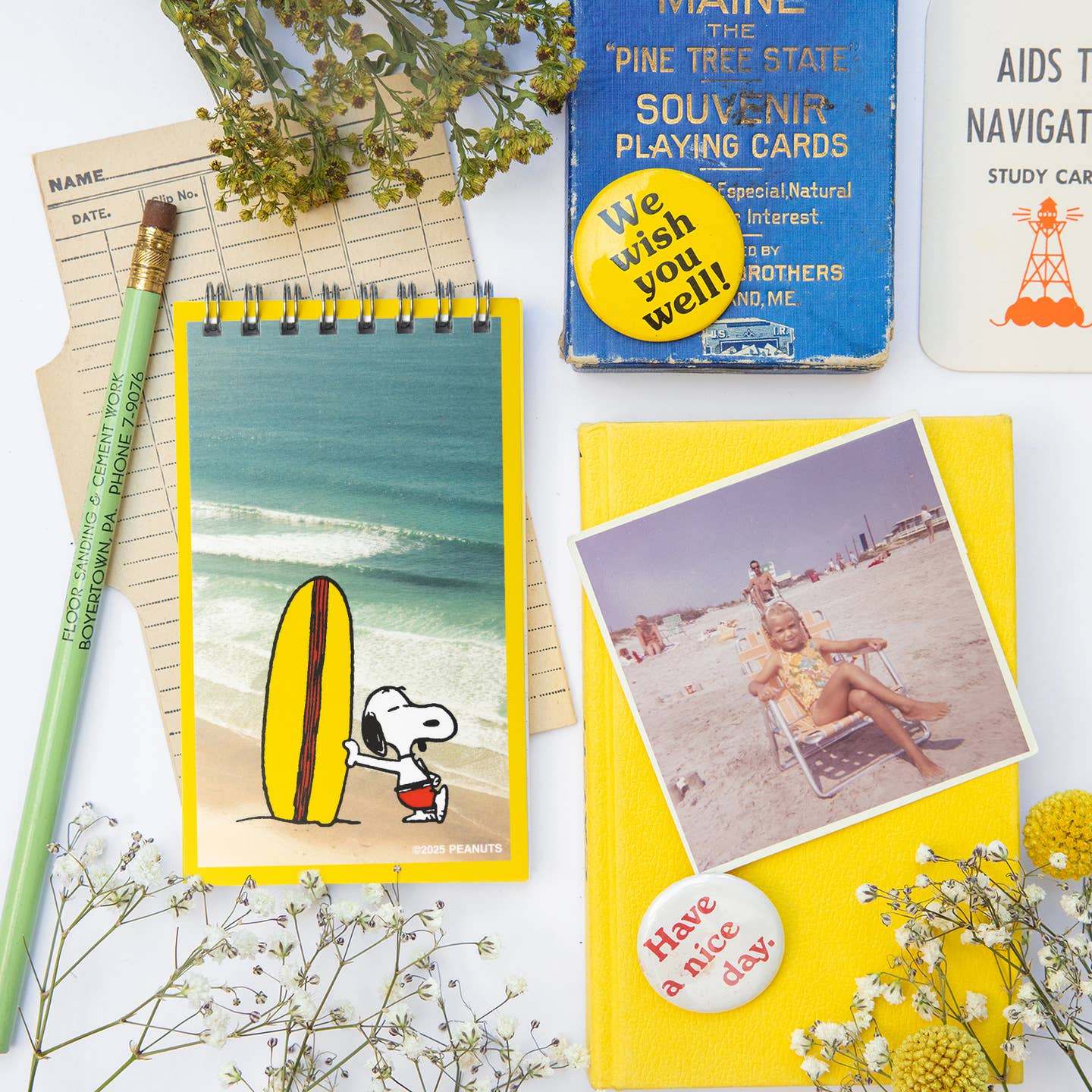 Snoopy Surf Mini Memo Pad - Image 3