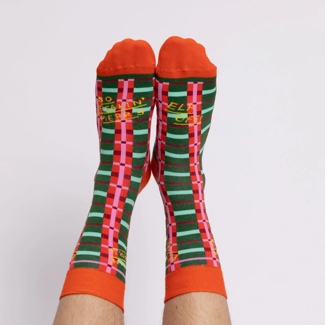 So Freaking Merry - Large Crew Socks - Image 3