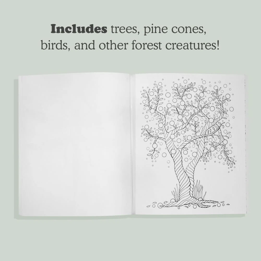 Soul of the Woodland: A Stress Relieving Adult Coloring Book - Image 3