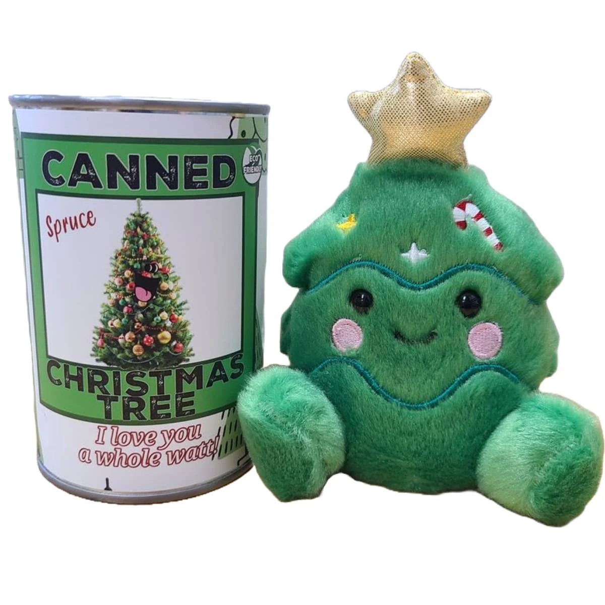 Spruce the Canned Christmas Tree