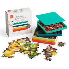 Stackable Puzzle Sorting Trays - Image 2